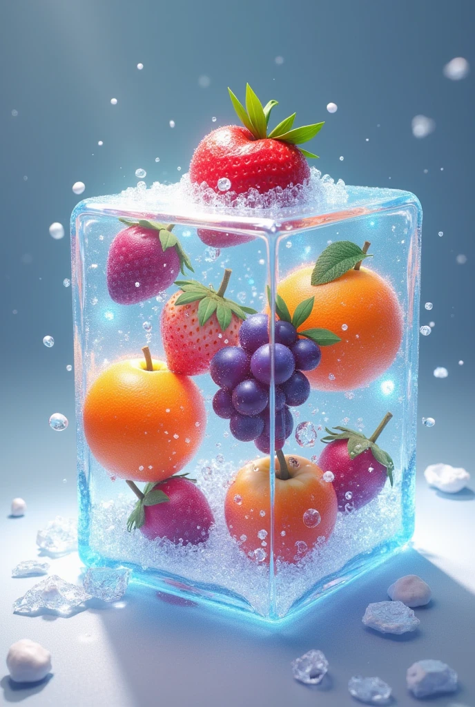 Fruits On Ice Refreshing